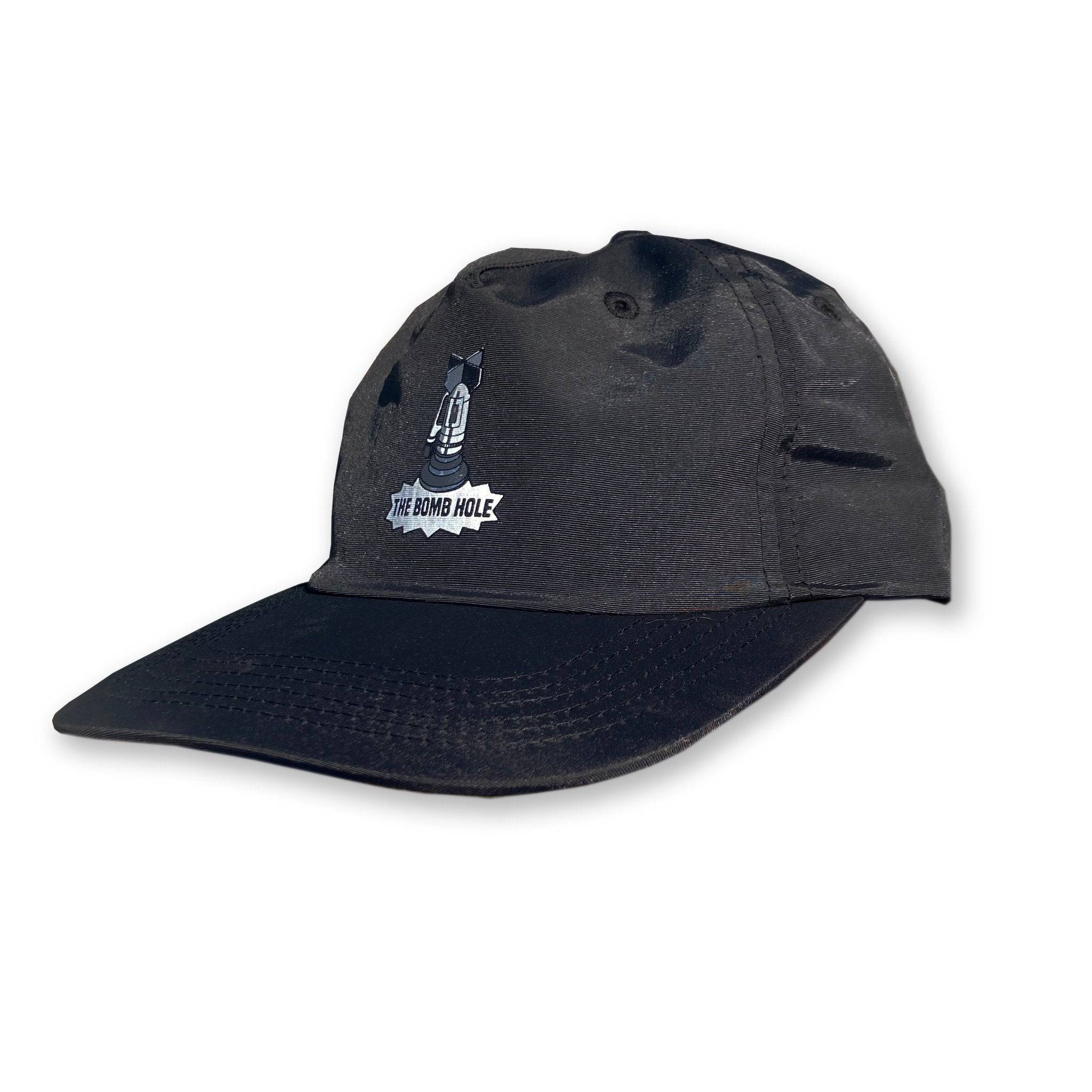 The Bomb Hole Snapback in Black - M I L O S P O R T