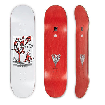 Polar Heaven Skate Deck in white in 8.25