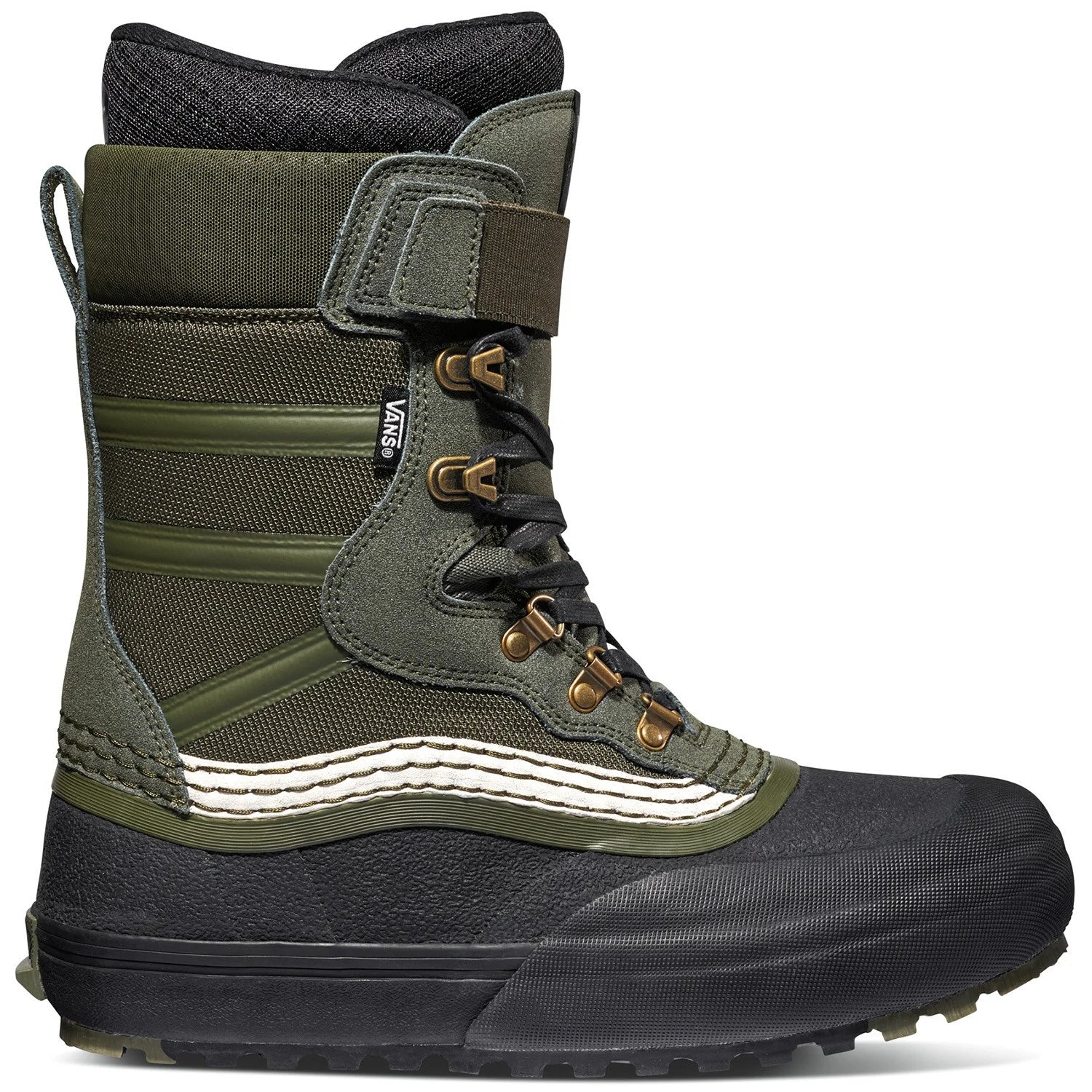 Vans Standard XF MTE Snow Boot in Wolle Nyvelt Grape Leaf and Black - M I L O S P O R T