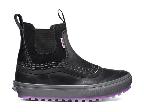 Vans Standard Mid MTE Chelsea Snow Boot in Black and Lilac Snow