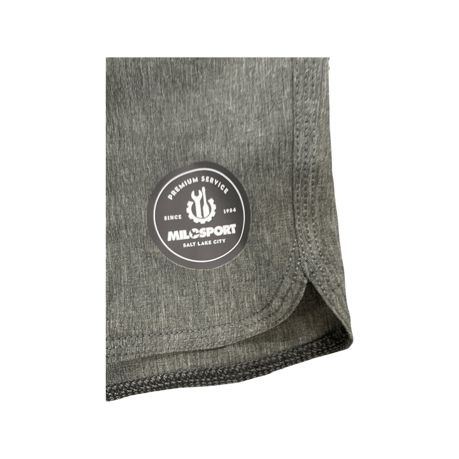 Milosport Premium Service Boardshort in Heather Charcoal