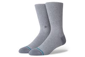 Stance Icon Sock in Grey Heather