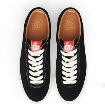 Last Resort VM001 Suede Lo Skate Shoe in Black and White - M I L O S P O R T