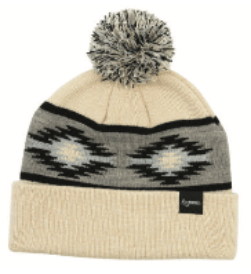 Autumn Blanket Pom Beanie in Natural - M I L O S P O R T