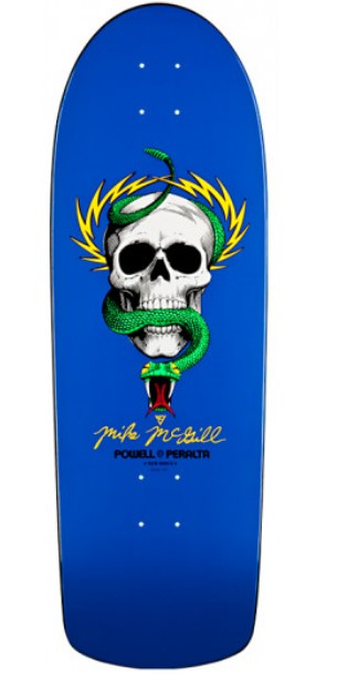 Powell Peralta Mcgill OG Skull and Snake in Navy Skateboard Deck in 10