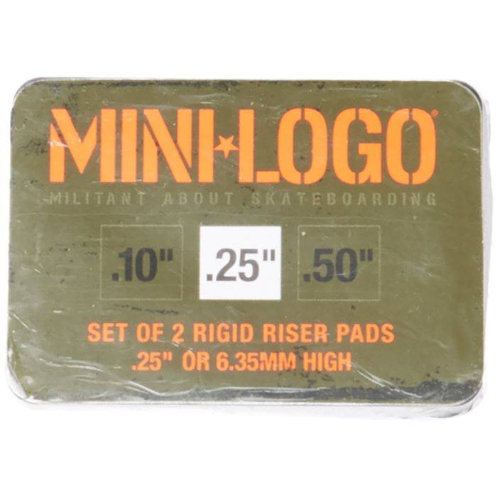 Mini Logo Rigid Riser .25''