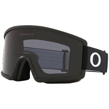 2022 Oakley Target Line Medium Snow Goggle with Matte Black Frames and a Dark Grey Lens