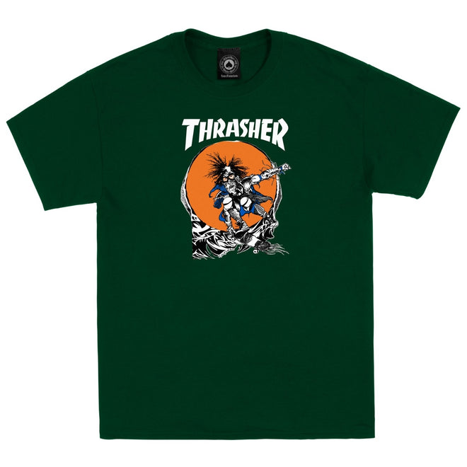 Thrasher Outlaw T-Shirt in Forest Green - M I L O S P O R T