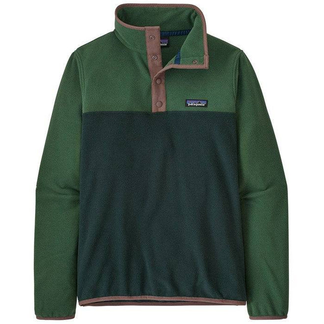 2022 Patagonia Womens Micro Snap T Pullover Jacket in Northern Green - M I L O S P O R T