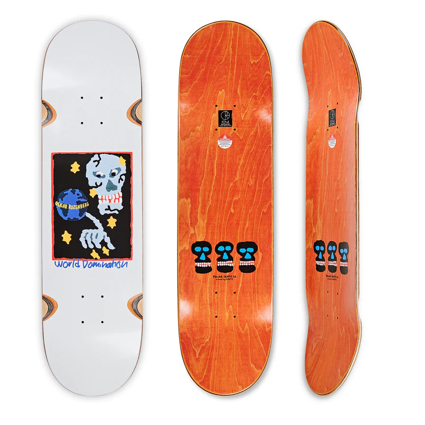 Polar World Domination Skate Deck - M I L O S P O R T