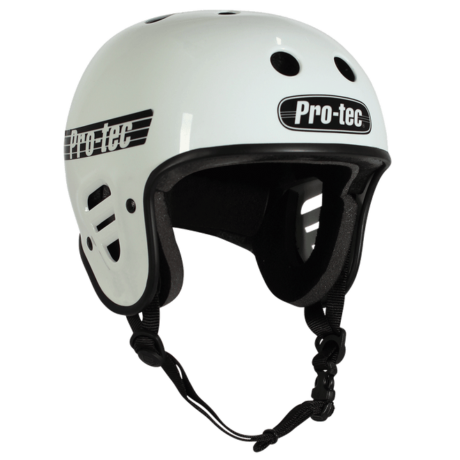 Pro-Tec Full Cut Skate Helmet in Gloss White - M I L O S P O R T