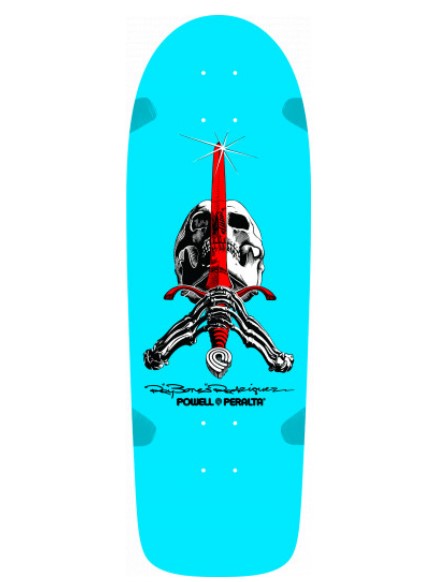 Powell Peralta Pro Ray Rodriguez Skull & Sword Skateboard Deck in 10" - M I L O S P O R T