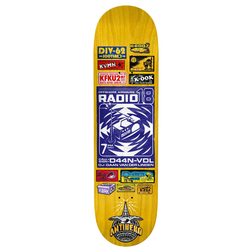 Antihero Daan Broadcasting Skateboard Deck 8.4"