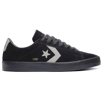 Converse Pro Leather Pro Ox Skate Shoe in Black and Black