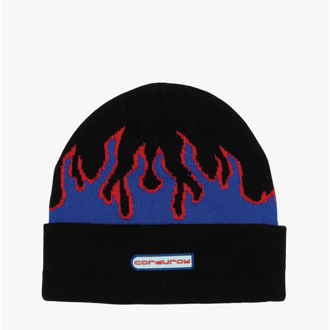 Corduroy 911 Beanie in Black - M I L O S P O R T