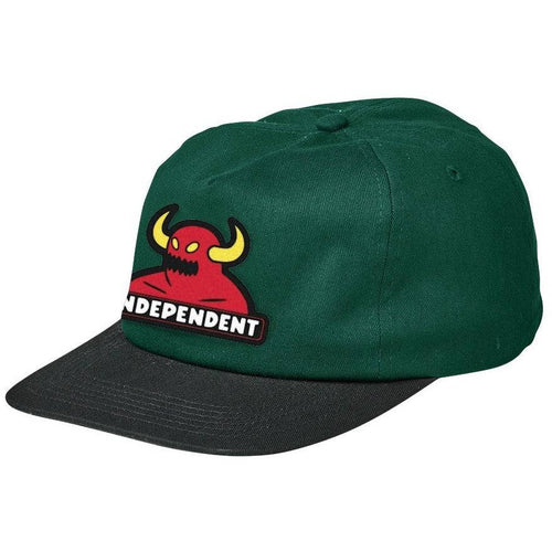 Independent X Toy Machine Unstructured Snapback in Mid Forest and Black - M I L O S P O R T