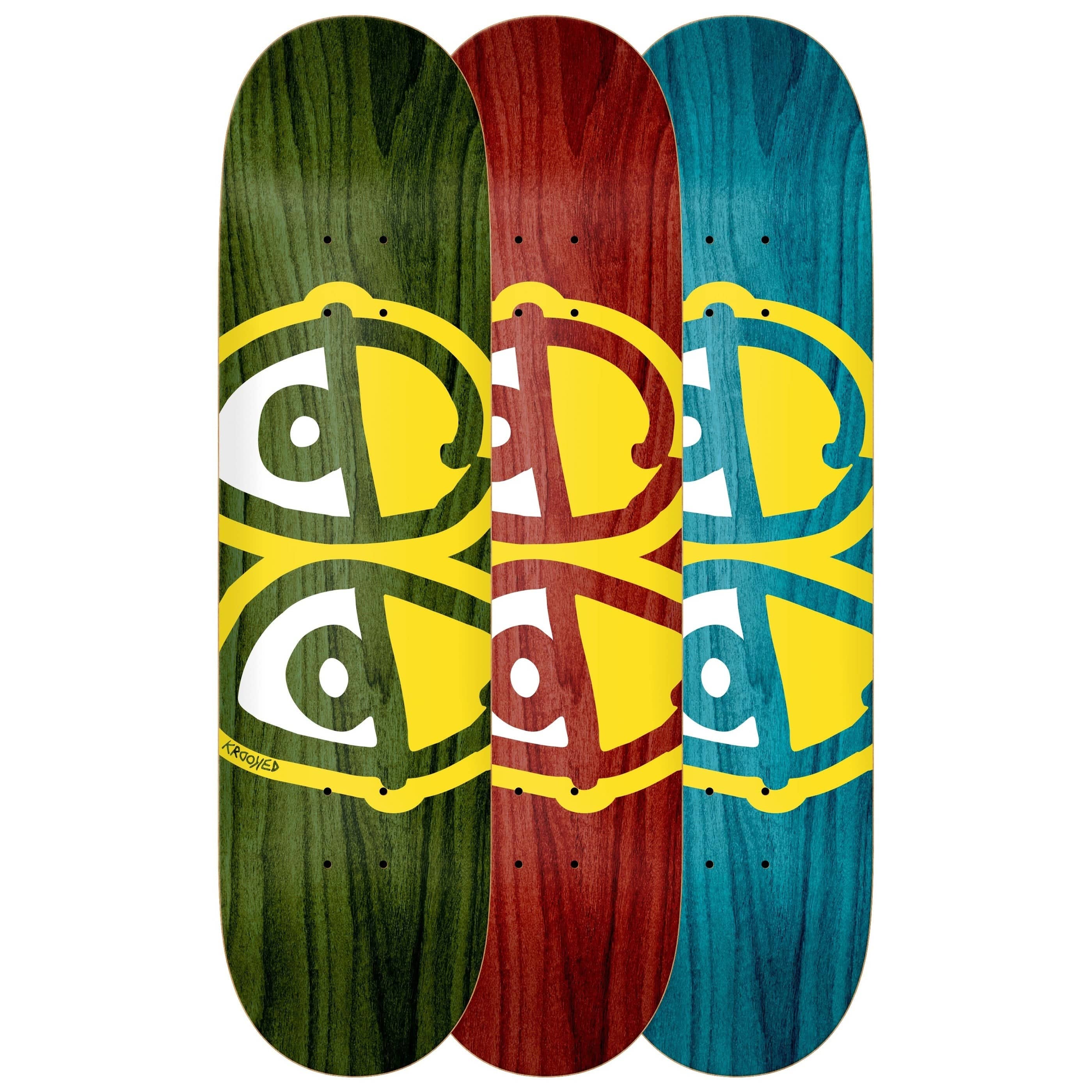 Krooked Eyes Skate Deck in 8.75 - M I L O S P O R T