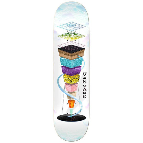 Real Tanner Topography Skateboard Deck in 8.25 - M I L O S P O R T