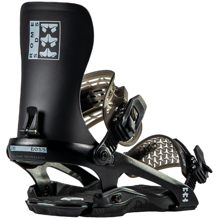 Rome 390 Boss Snowboard Bindings in in Black 2023