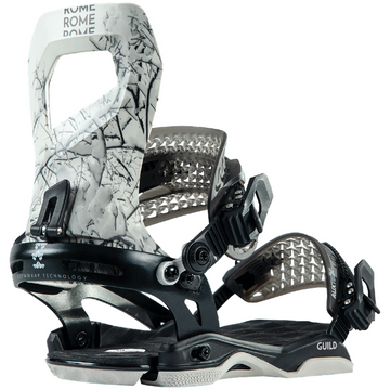 Rome Guild Womens Snowboard Bindings in in White 2023