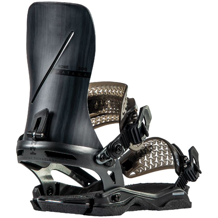 Rome Katana Snowboard Bindings in in Black 2023