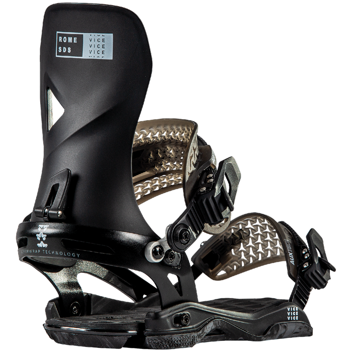 Rome Vice Snowboard Bindings in in Black 2023