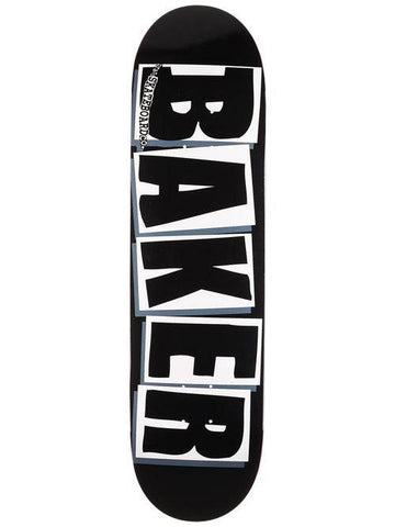 Baker Brand Logo Deck in Black/White