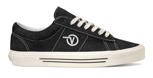 Vans Saddle Sid Pro Skate Shoe in Black and White - M I L O S P O R T