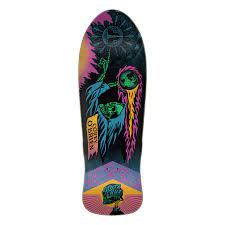 Santa Cruz Corey O'Brien Reaper skate deck in 9.85 inches, featuring graphic design, designed for skateboarding enthusiasts.