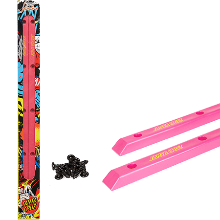 Santa Cruz Slimline Skate Rails in Pink