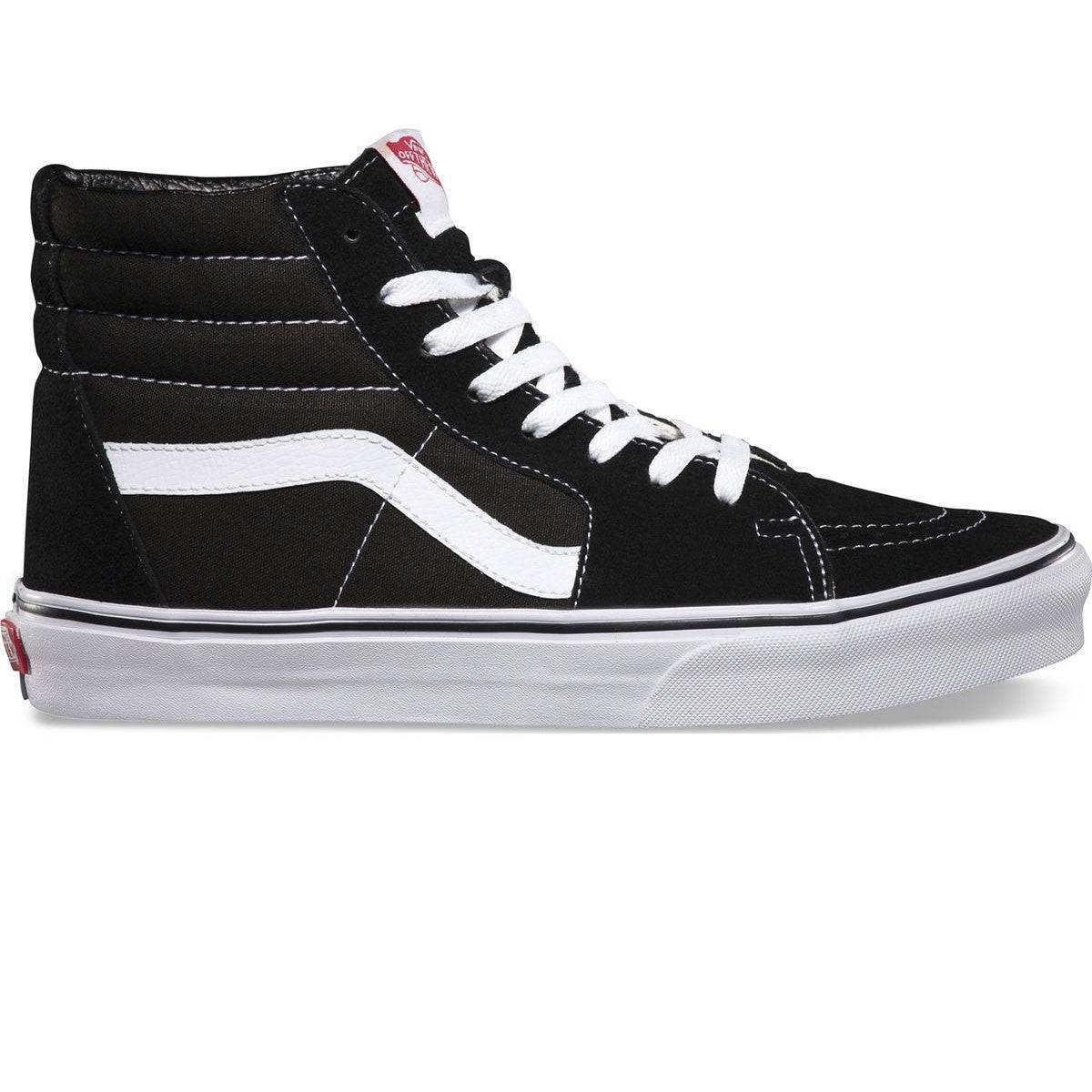 Vans SK8 HI Shoe in Black and White - M I L O S P O R T