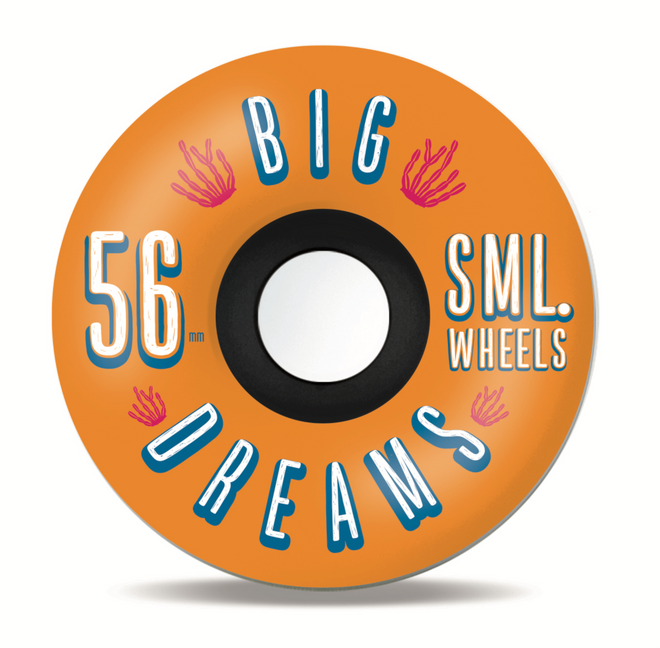 SML Succulent Cruiser Wheels in Sun Up in 56mm 92a - M I L O S P O R T