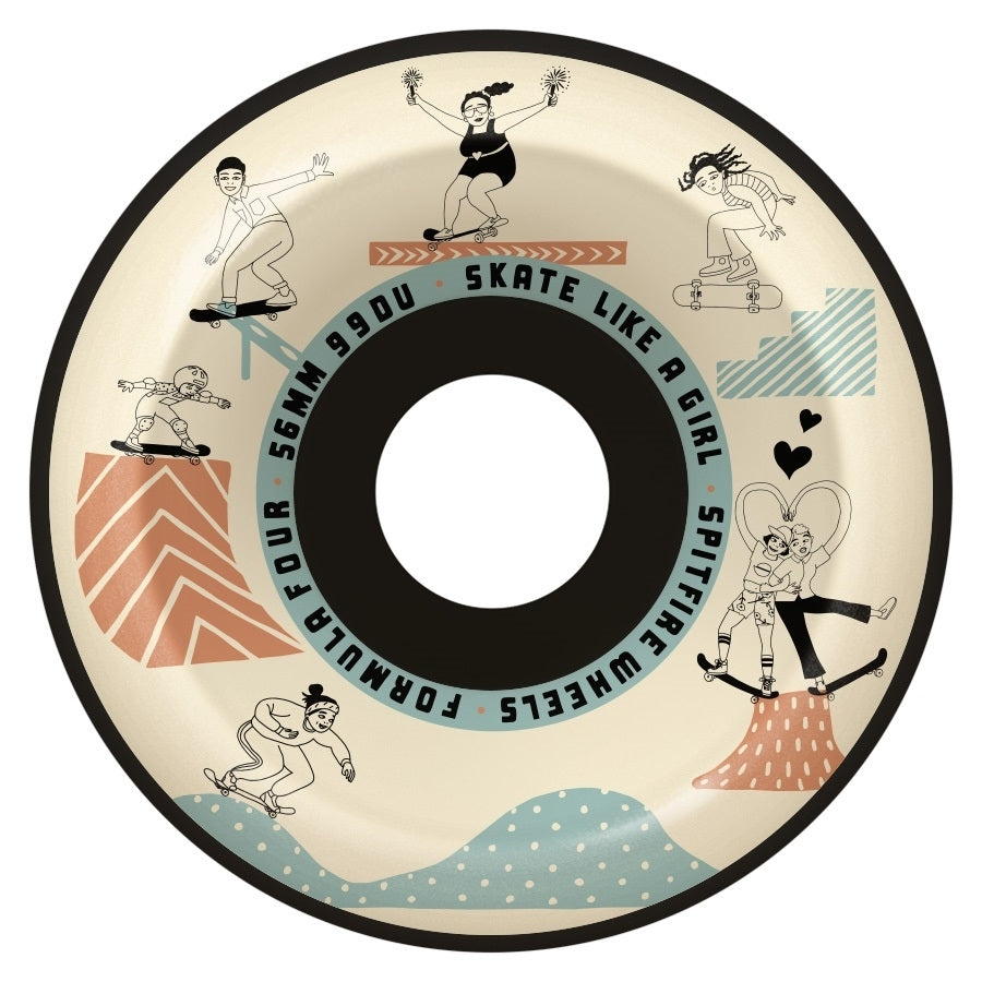 Spitfire Formula Four Skate Girl Sessions Skate Wheels 99d - M I L O S P O R T