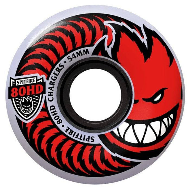 Spitfire Charger Classic Clear Skate Wheel in Red 80HD - M I L O S P O R T
