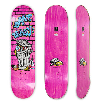 Polar Dane Brady Thrash Can Skateboard Deck in 9