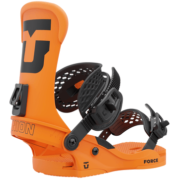 2022 Union Force Mens Snowboard Binding in Florescent Orange