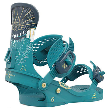 2022 Union Custom House Jamie Anderson Snowboard Bindings in Tahoe Blue
