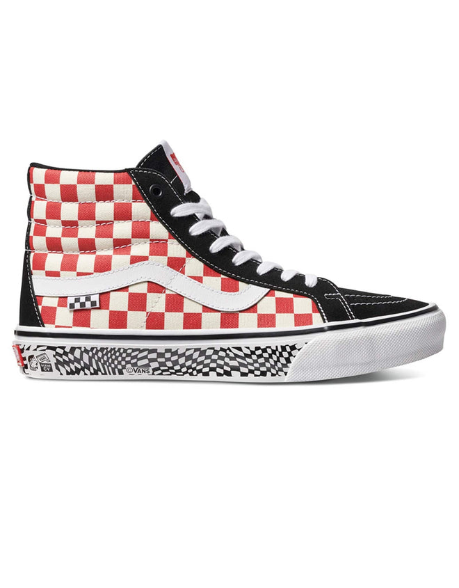 Vans Skate Sk8-Hi Reis in Grosso '84 Black and Red Check - M I L O S P O R T