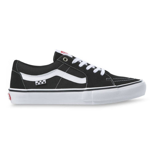 Vans Skate Sk8 Low Skate Shoe in Black and White
