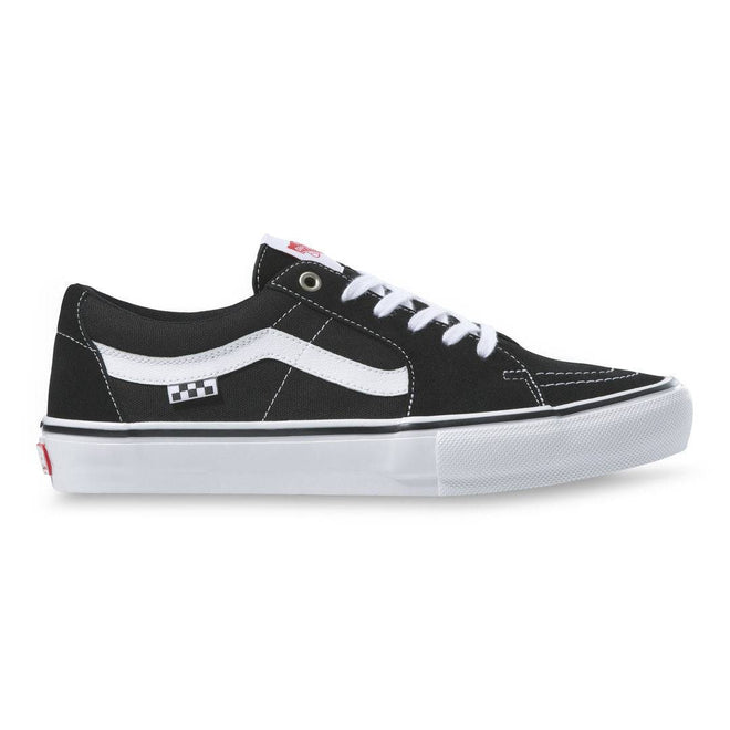Vans Skate Sk8 Low Skate Shoe in Black and White - M I L O S P O R T
