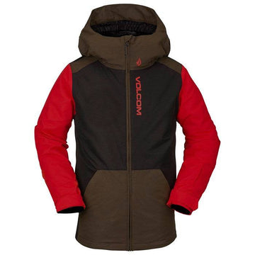 2021 Volcom Kids Vernon Insulated Jacket in Black Military