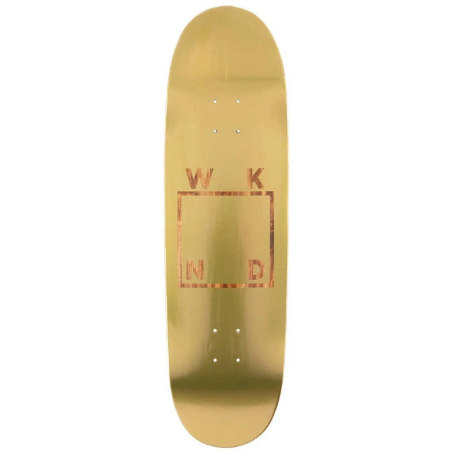 WKND Skateboards Gold Plated Logo Skate Deck in 8.375 - M I L O S P O R T