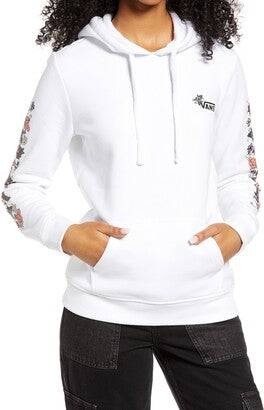Vans Womens Safety Pinz Hoodie in White - M I L O S P O R T