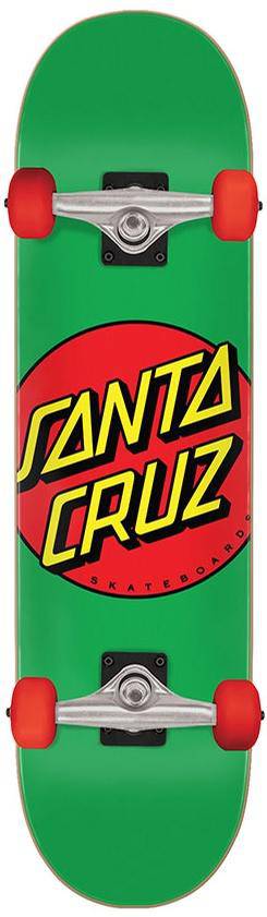 Santa Cruz Classic Dot Mid Complete Skateboard Deck in 7.8"