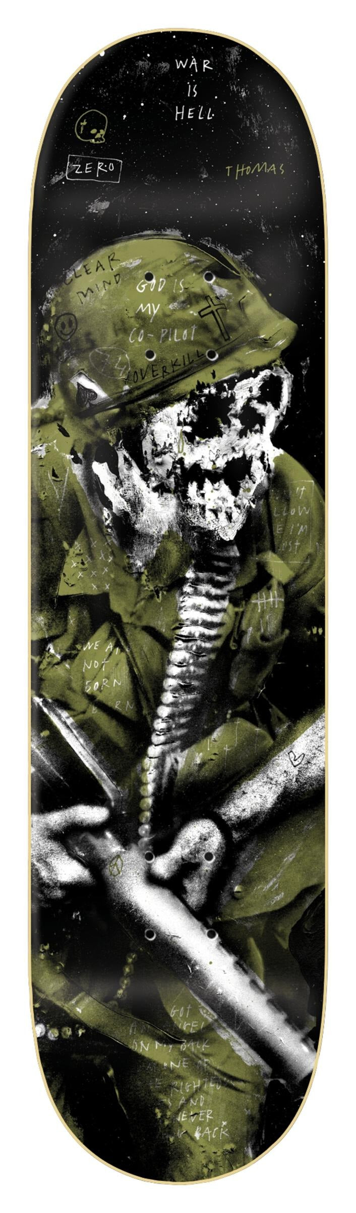 Zero Thomas War Is Hell Skateboard Deck - M I L O S P O R T